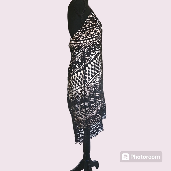 ASTR The Label Black Lace Dress Size Medium - Picture 6 of 6